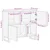 Vidaxl Komoda 80x34x75 cm trden mangov les