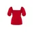 Trendyol Curve Ženska bluza Tbbss25Af00065, Crvena