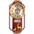 Compas Zidni sat 3349, 64cm, Crveni