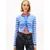 Tommy Jeans Pletena jopa modra/bela