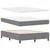 LED Box Spring Krevet Svijetlo siva i bijela. 140 x 190 cm