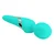 Pretty Love Walter Super Soft Silicone Mini Massage Wand Aqua Green
