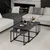 Hanah Home klub sto Levada 9305, 90,45,45 cm, antracit