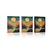 Plakat abstraktni sončni zahod s pridihom luksuza - 30x45 no frame