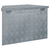 Aluminijska kutija 70 x 24 x 42 cm trapezoidna srebrna