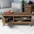 Hanah Home Set TV Komoda i klub sto Orah