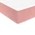 Vidaxl Box spring postelja z vzmetnico roza 200x200 cm žamet