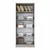 Hanah Home BA274 ormar 90 × 210 × 57,5 cm, peščana
