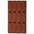 shumee Rjavi silikonski model za piškote in praline 29,5 x 17 x 1,5 cm