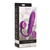 Inmi Thru Thumper Thrusting Silicone Vibrator with Remote Purple