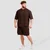 GymBeam Utility Shorts Brown