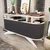 Hanah home Polica 150x75x43cm Belo-Antracit