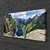 tulup.si Slika na platnu Mountain lake valley peaks 100x50 cm