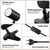 Immax NEO 08291L - Lampa sa klipsom PUNTO 1xGU10/9W/230V crna