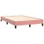 vidaXL Box spring postelja z vzmetnico roza 120x190 cm žamet