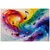Samolepilna tapeta pisani glasbeni valovi - 343x231