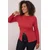 Trendyol Curve Ženska bluza Tbbaw26Af00028, Crvena