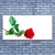 tulup.si Slika na platnu Rose flower rastlin narava 100x50 cm