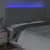 LED uzglavlje svjetlosivo 160x5x118/128 cm od tkanine