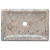 Umivaonik sivi 50 x 35 x 10 cm mramorni