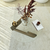 HANAH HOME Sto za dnevnu sobu Mia Walnut Transparent