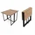 Hanah Home Sklopivi sto, Krem