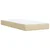 Vidaxl Box spring postelja z vzmetnico krem 90x190 cm blago