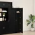 Highboard 2 pcs Crni hrast 70 x 42,5 x 185 cm