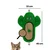 Paws & Whiskers Grebalica za mačke Miyav 1018, Zelena