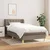 Vidaxl Box spring postelja z vzmetnico taupe 90x190 cm blago