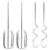 CLATRONIC Ručni mikser HM 3775 400w beli