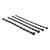 Ouch! Silicone Spiral Screw Plug Set Advanced Urethral Sounding Black