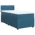 Vidaxl Box spring postelja z vzmetnico modra 90x200 cm žamet