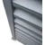 MASTER Kolac za ogradu 60x60x1,5mm 150cm lijevi sivi