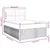 Vidaxl Box spring postelja z vzmetnico roza 160x200 cm žamet