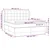 Vidaxl Box spring postelja z vzmetnico temno siva 180x200 cm blago