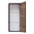 Rjava stenska kopalniška omarica v hrastovem dekorju 30x70 cm Set 374 - Pelipal