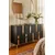 Hanah Home komoda Nota 120, 120 cm, antracit / zlatna