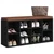 Klupa za cipele crna 103 x 30 x 48 cm od konstruiranog drva