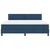 vidaXL vidaXL Postelja boxspring z vzmetnico Modra 180 x 200 cm blago, (5000127111)