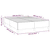 Vidaxl Posteljni okvir temno siv 140x190 cm blago