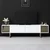 HANAH HOME TV polica Gold Line White Gold