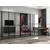 Hanah Home ormar sa reflektujućim staklom Nisa 20635, 360 cm, antracit