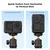 K&F DJI OSMO ACTION 6 Aluminum Alloy Magnetic Quick Release, with 1/4 screw adapter.