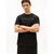 Tommy Jeans Majica Linear Logo DM0DM20744 Črna Regular Fit