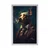 Plakat živalski gangster pes - 40x60 white