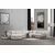 Atelier del Sofa Ugaona garnitura Loop 10 95x85x272cm Bela