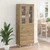 Highboard s ladicama Umjetnički hrast 69,5 x 34 x 180 cm