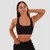 GymBeam Sportski grudnjak Mesh Panel Black L