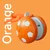 INF Interactive Rechargeable Pet Toy Ball — Automatic Obstacle-Avoidance, Self-Righting Orange, (5000215046)